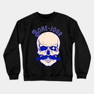 Bone-jour for Halloween Crewneck Sweatshirt